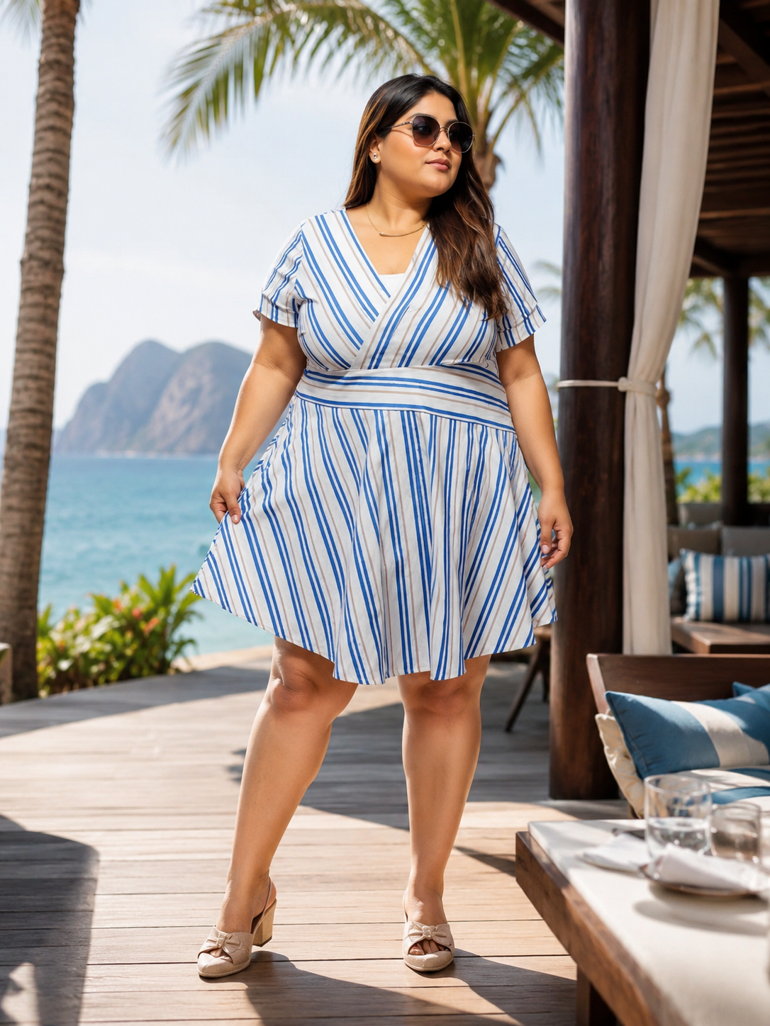 PLUS SIZE SKATER DRESS 👗