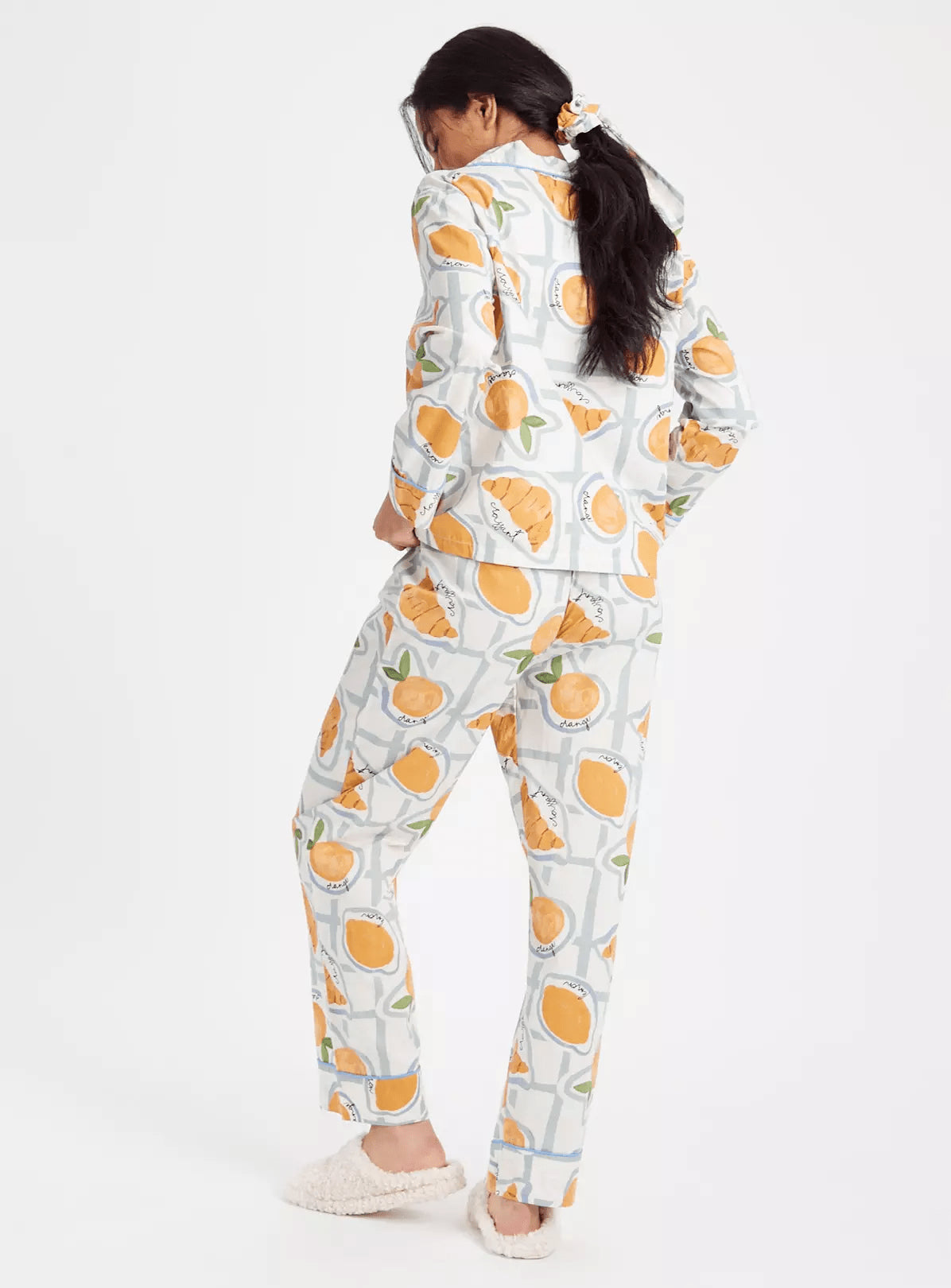 Croissant cotton pyjama set
