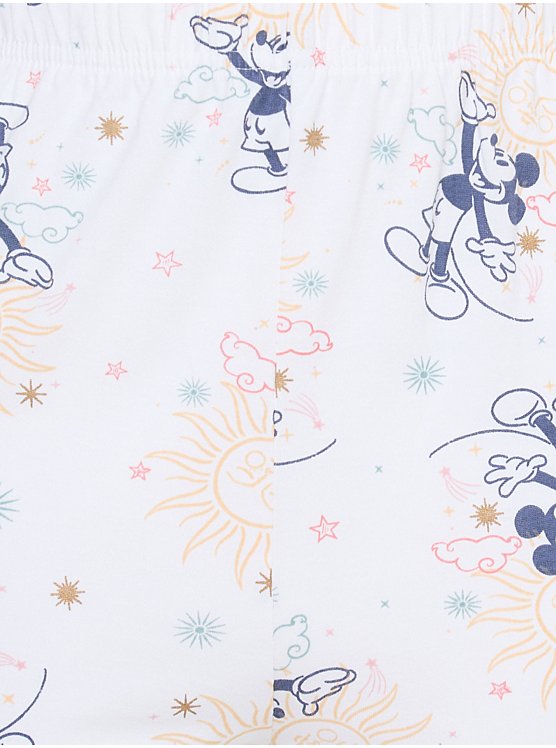 Mickey Mouse Nightsuit Pink Sun & Stars Short Sleeve Pyjamas