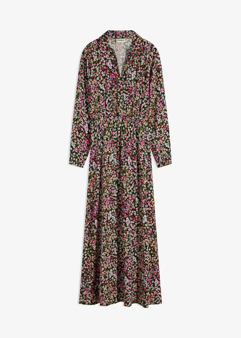 Cotton Printed long floral dress