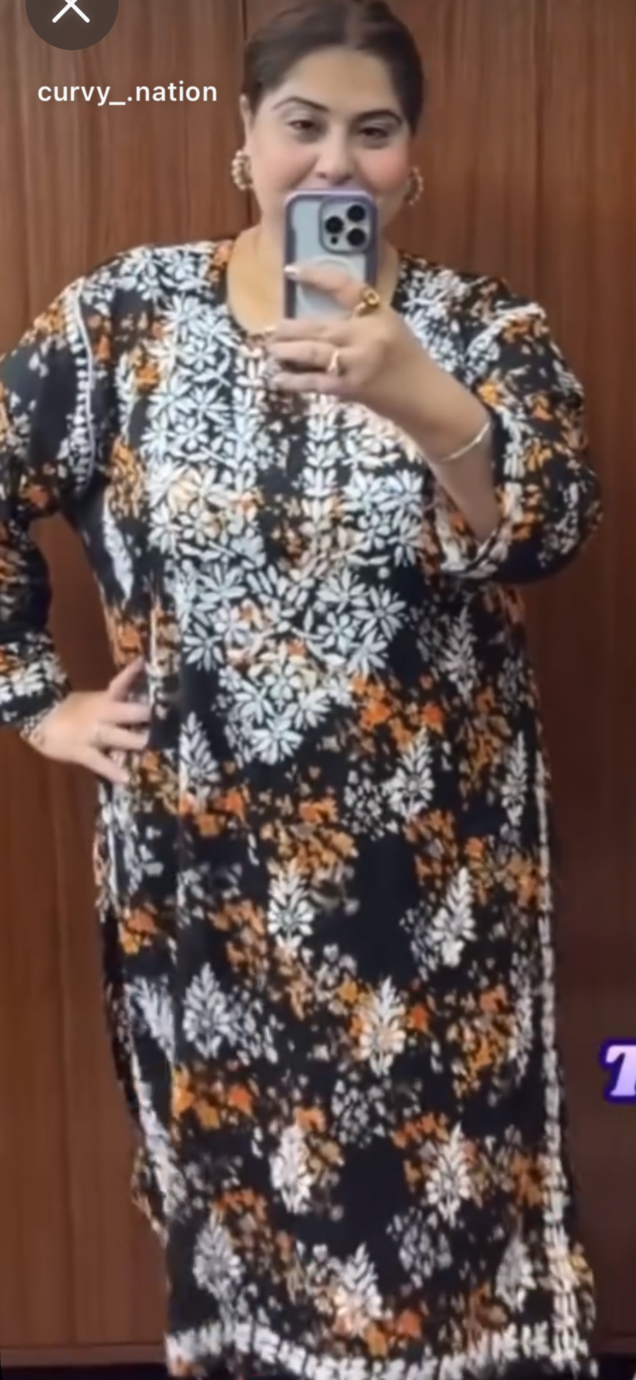 LONG CHIKANKARI KURTIS