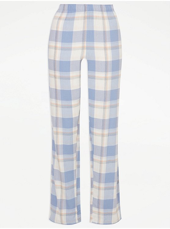 Blue Checked Shirt Pyjama Set