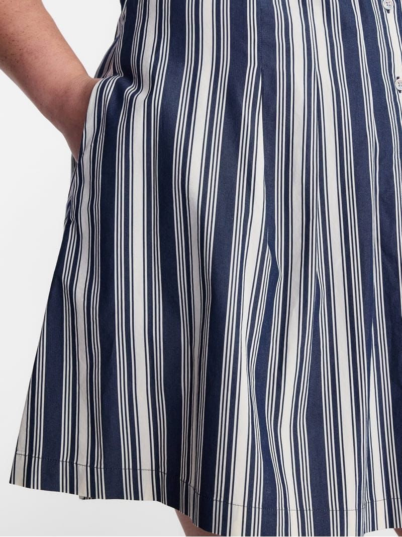 Plus Mini Fit And Flare Shirt Dress