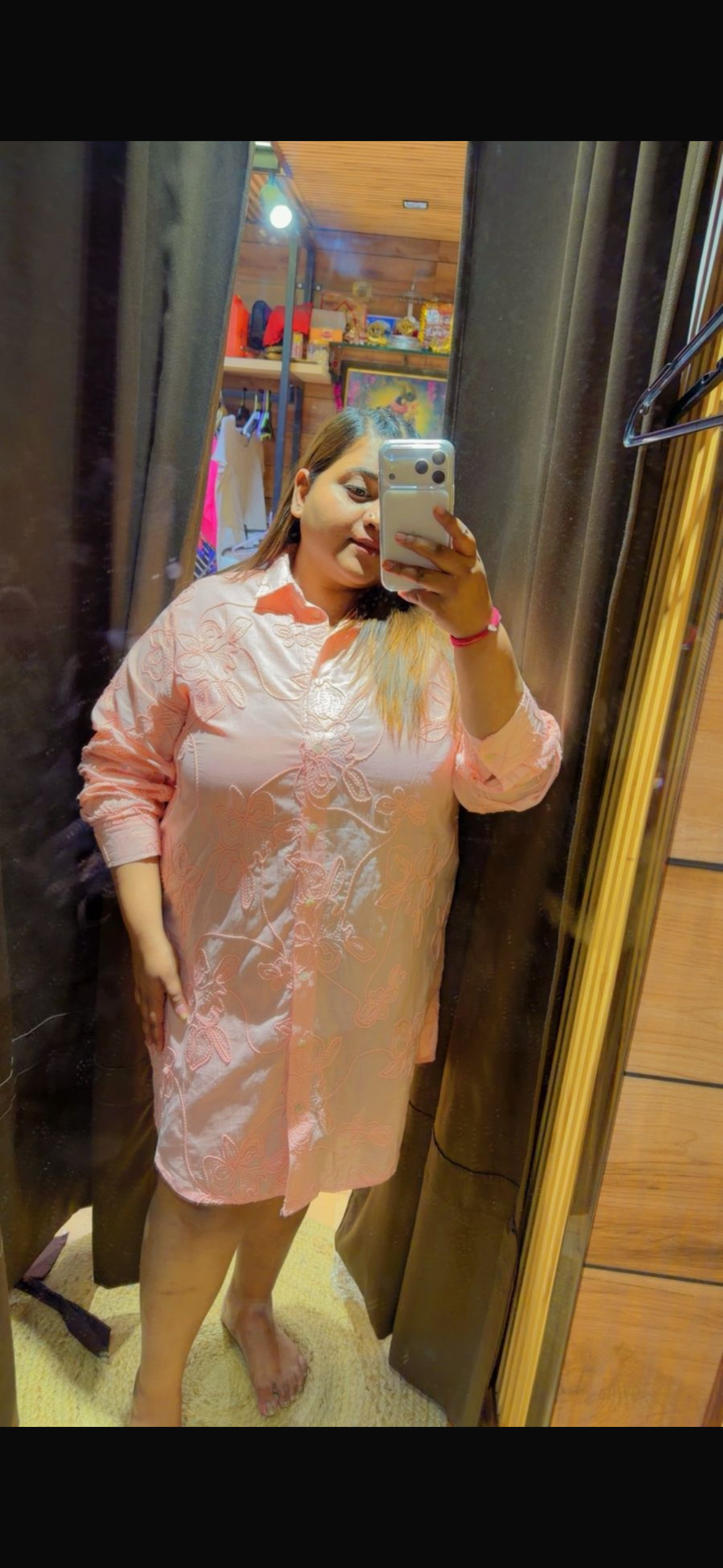 EMBROIDERED SHIRT TUNIC DRESS